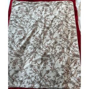 Dwell Studio‎ Bird Floral Cream Beige Baby Blanket Nursery Decor